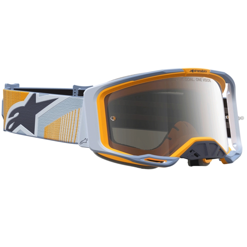 Alpinestars Vision 8 Maven blauw-oranje motorcrossbril