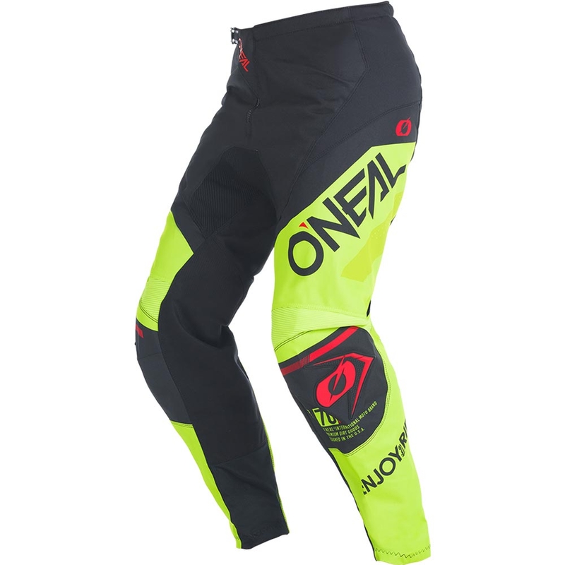 O'Neal Element Factor Motocrossbroek Zwart-Neongeel