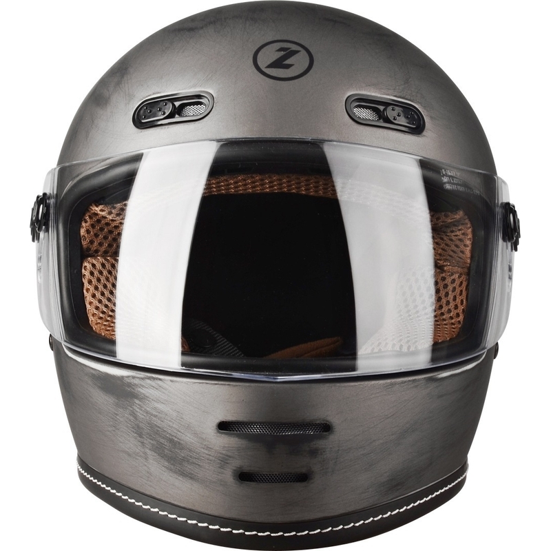Integraal motorhelm Lazer Oroshi Cafe Racer zwartbruin uitverkoop