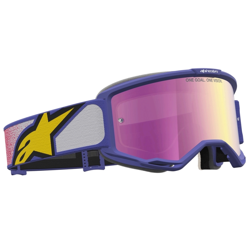 Alpinestars Vision 5 Drag motorcrossbril rood-paars