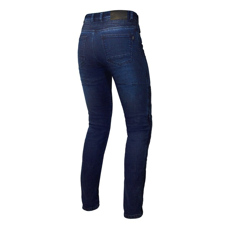 Dames motorjeans Ozone Agness II blauw
