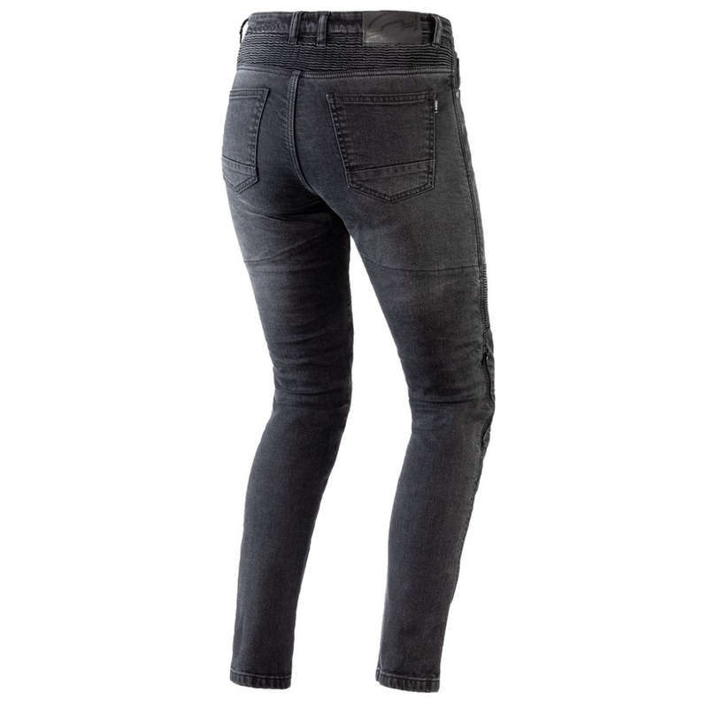 Damesmodel Ozone Agness II Black Motorcycle Jeans