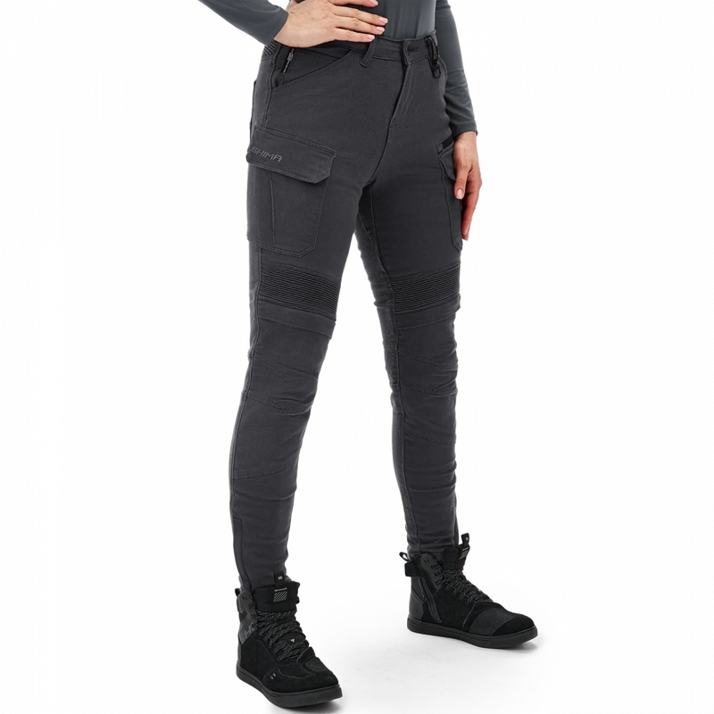 Dames lange motorbroek Shima Giro 3.0 grijs