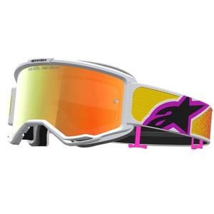 Alpinestars Vision 5 Drag motorcrossbril oranje-rood