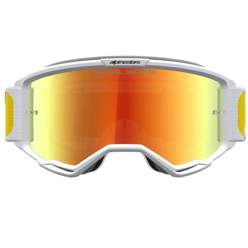 Alpinestars Vision 5 Drag motorcrossbril oranje-rood