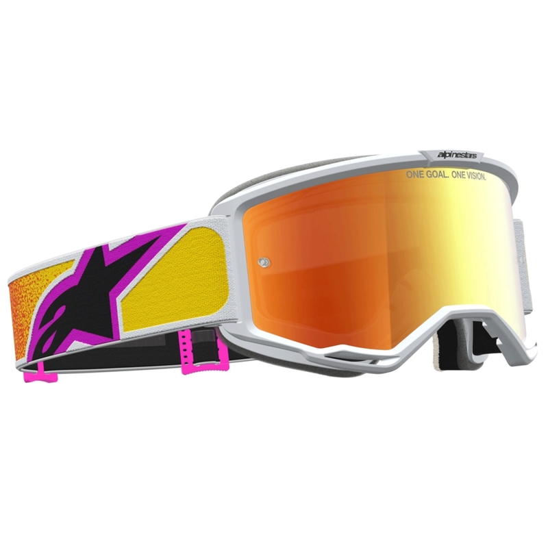 Alpinestars Vision 5 Drag motorcrossbril oranje-rood