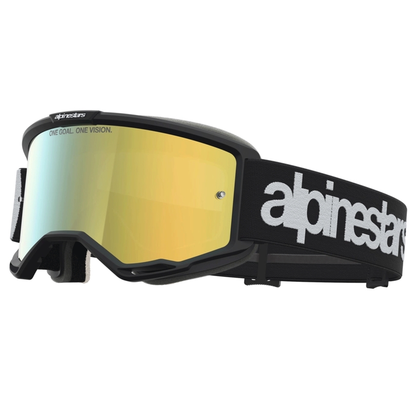 Alpinestars Vision 5 Hone motorcrossbril zwart-wit