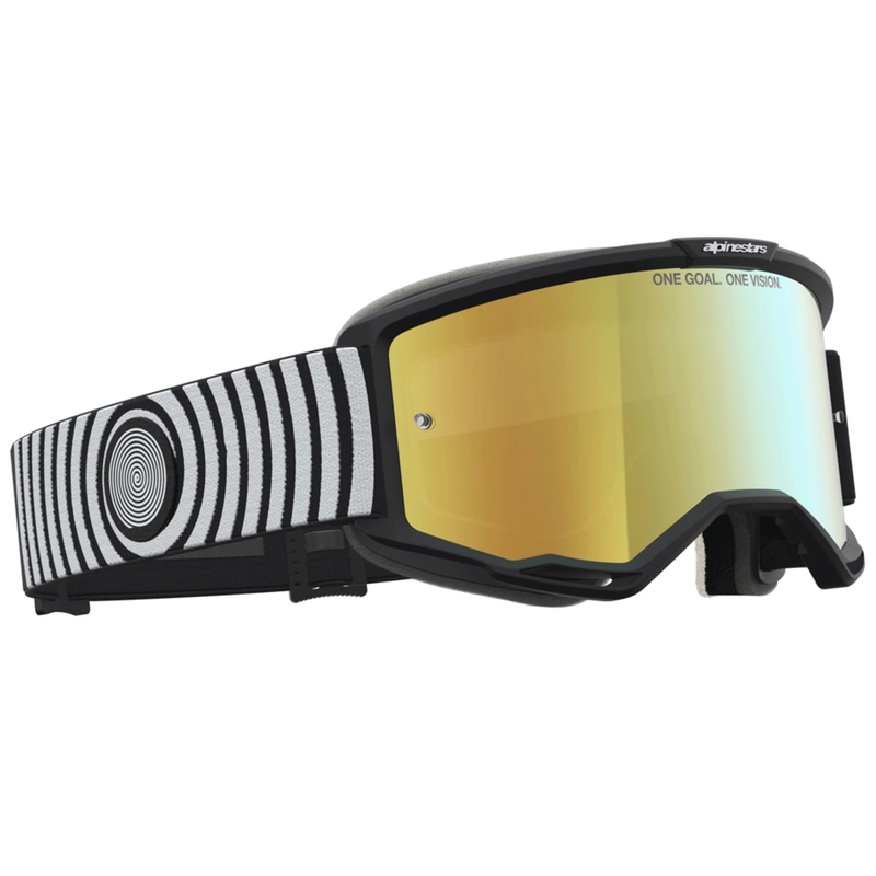 Alpinestars Vision 5 Hone motorcrossbril zwart-wit