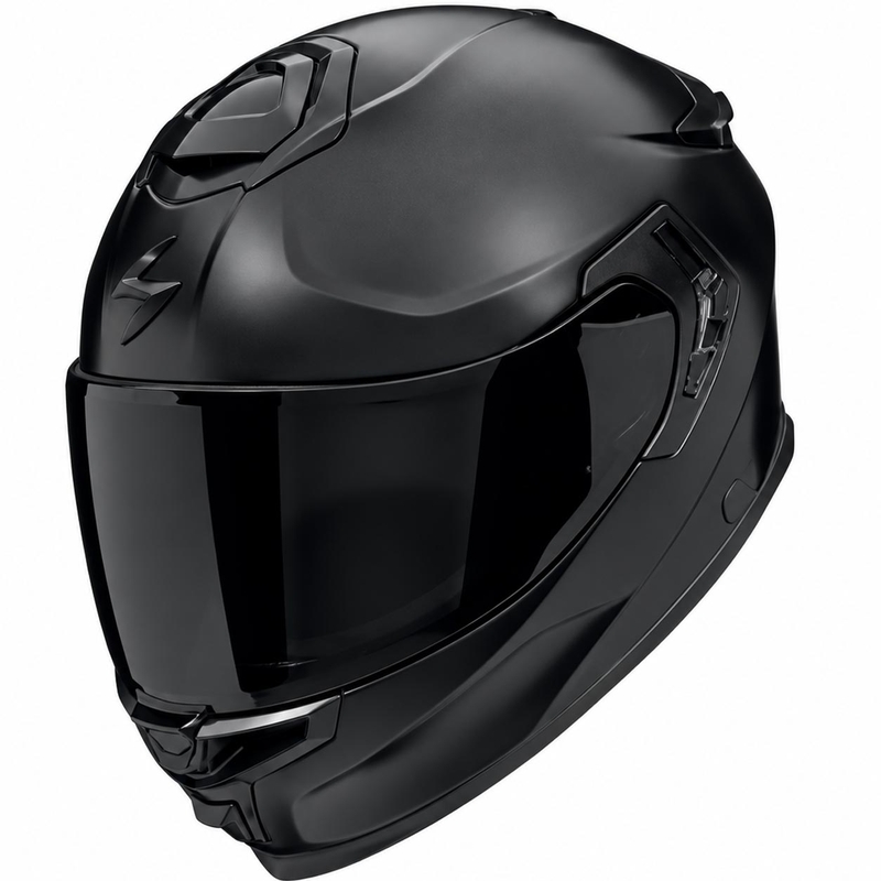 Scorpion EXO-GT SP Air Solid integraal motorhelm mat parelmoerzwart-zwart