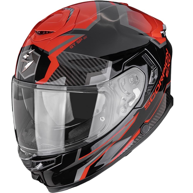 Scorpion EXO-GT SP Air Atlas integraal motorhelm zwart-rood