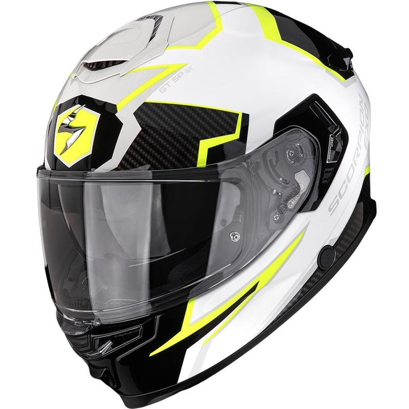Scorpion EXO-GT SP Air Atlas integraal motorhelm wit-zwart-fluo geel