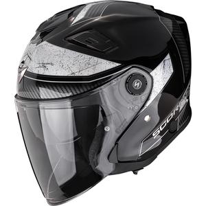 Scorpion EXO-GT Jet Crest open motorhelm zwart-zilver