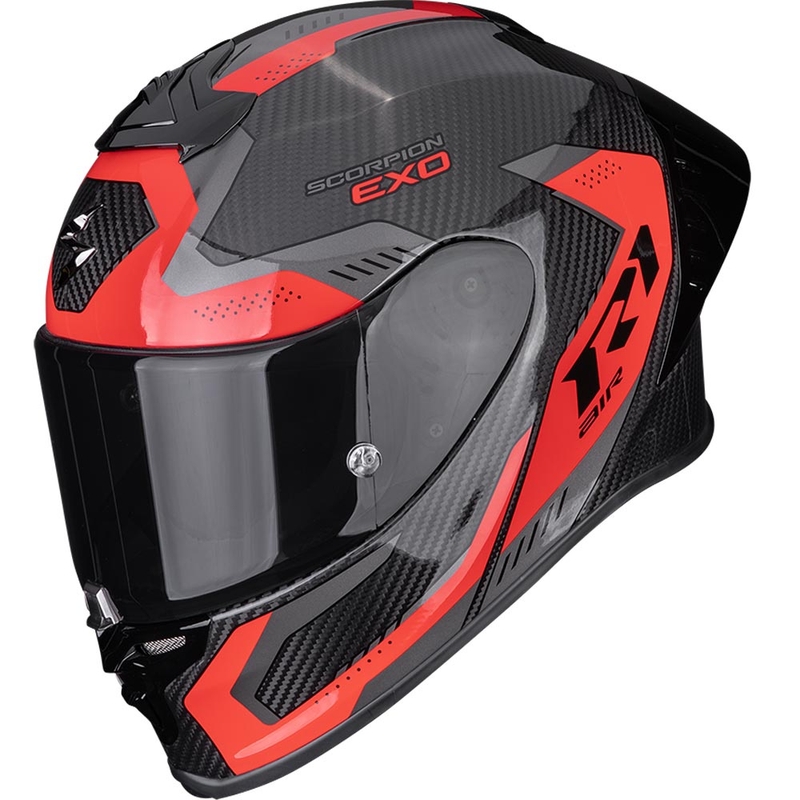 Scorpion EXO-R1 EVO II Air Propel integraal motorhelm zwart-rood