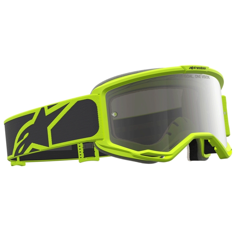 Alpinestars Vision 5 Rora motorcrossbril zwart-fluorescent geel