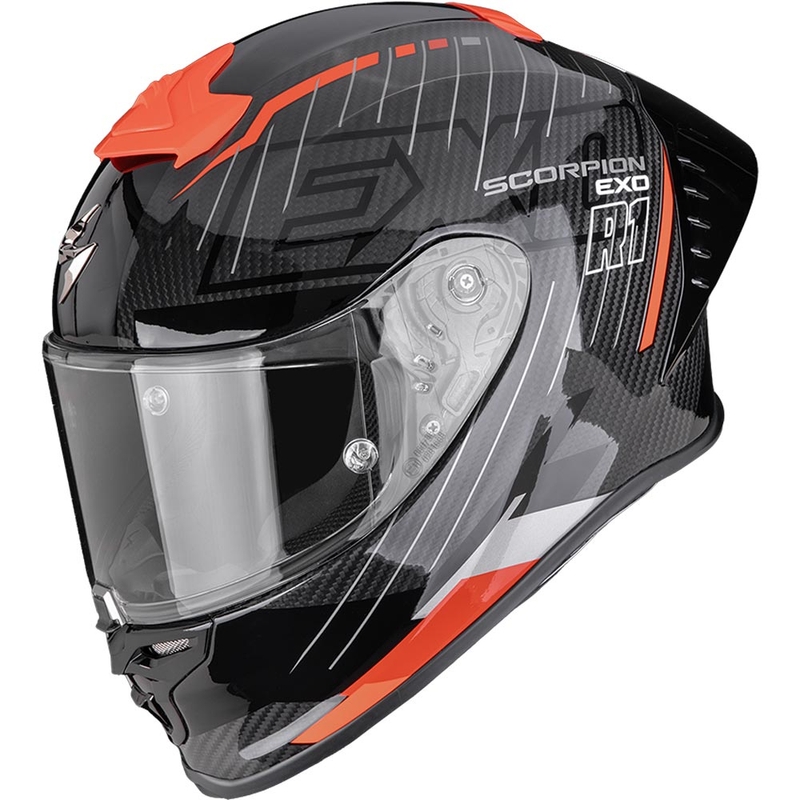 Scorpion EXO-R1 EVO II Air Surge integraal motorhelm zwart-rood
