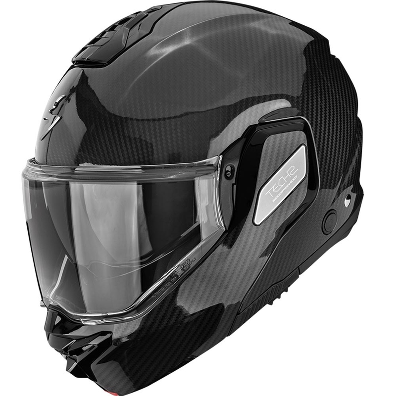 Scorpion EXO-TECH II Carbon Solid flip-up motorhelm zwart