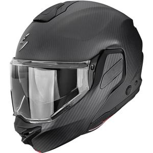 Scorpion EXO-TECH II Carbon Solid flip-up motorhelm matzwart