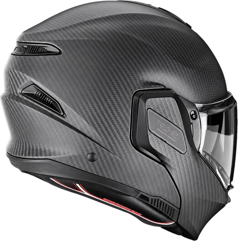 Scorpion EXO-TECH II Carbon Solid flip-up motorhelm matzwart