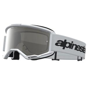 Alpinestars Vision 3 Wordmark motorcrossbril wit-zwart
