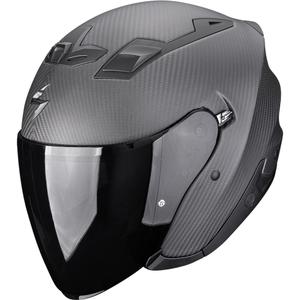 Scorpion EXO-Z1 Carbon Solid Open Face Motorhelm Matzwart