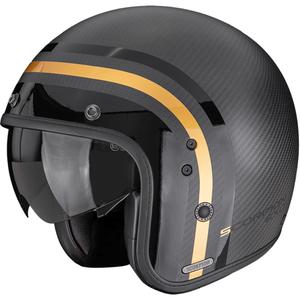 Scorpion Belfast II Carbon Regal open motorhelm, matzwart-goud