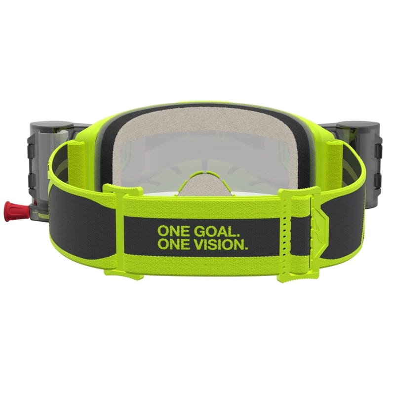 Alpinestars Vision 5 Rora Roll-Off Motocrossbril Fluo Geel-Zwart