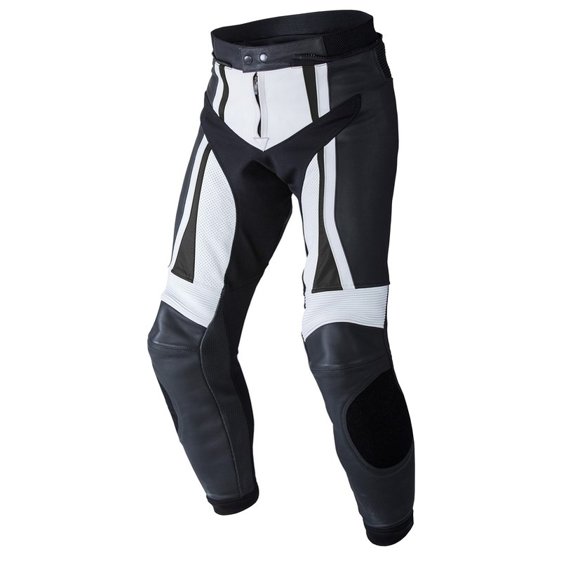 Kalhoty na motorku Rebelhorn Piston II PRO černo-bílé výprodej
