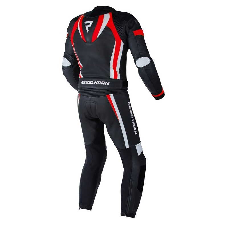 Rebelhorn Piston II PRO zwart-wit-fluorode motoroverall uitverkoop