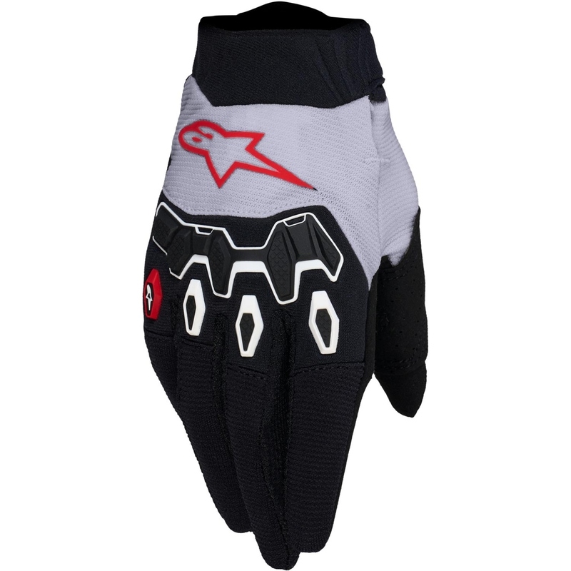 Alpinestars Full Bore V2 motorcrosshandschoenen licht lila-zwart-rood