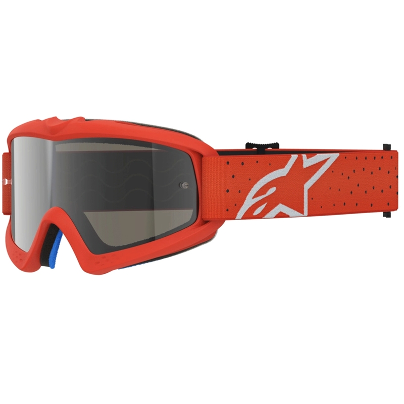 Alpinestars Vision Youth Vesta oranje-zilveren kindermotocrossbril