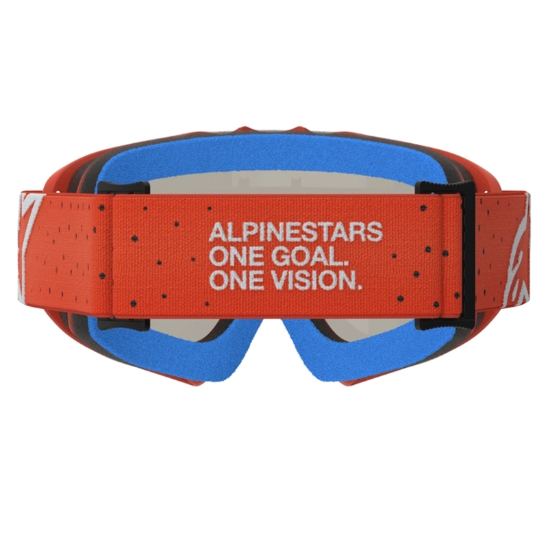 Alpinestars Vision Youth Vesta oranje-zilveren kindermotocrossbril