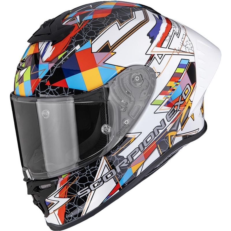 Scorpion EXO-R1 EVO II Air Pouls integraal motorhelm wit-multicolor
