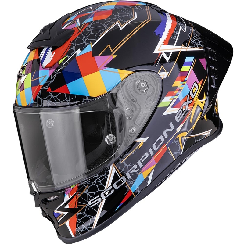Scorpion EXO-R1 EVO II Air Pouls integraal motorhelm zwart-multicolor