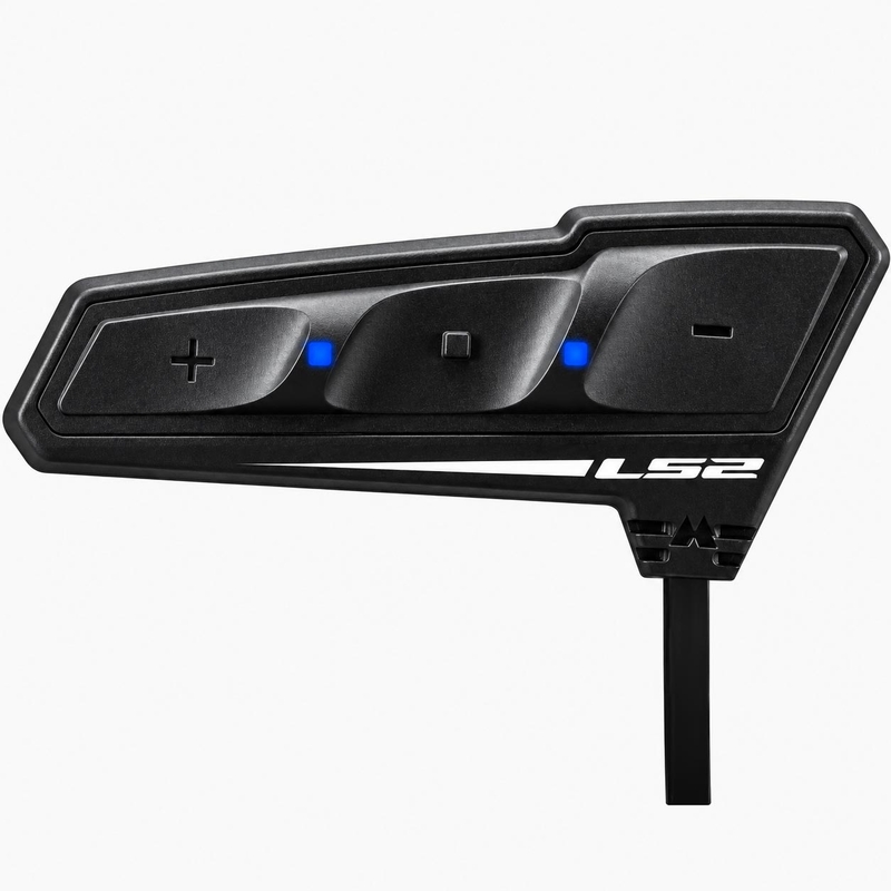Bluetooth-intercom LS2 Spectrum EVO zwart