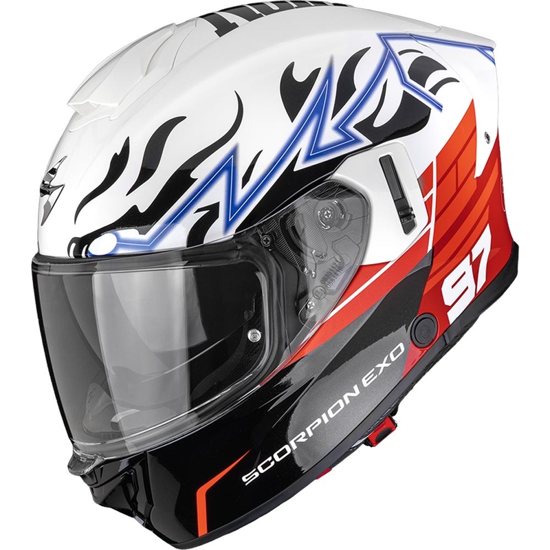 Scorpion EXO-530 Air JSK 97 integraal motorhelm wit-rood