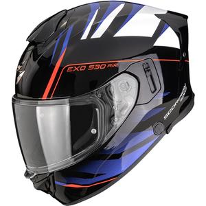 Scorpion EXO-530 Air Tigris integraalhelm voor motorfietsen, zwart-blauw-wit