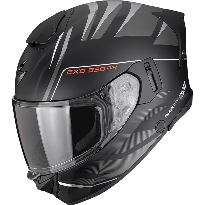 Scorpion EXO-530 Air Tigris integraal motorhelm mat zwart-zilver