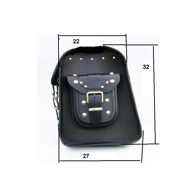 Chopper RSA-18C leren motorkoffer