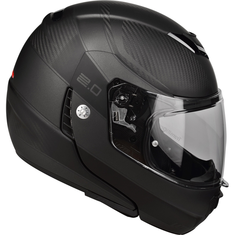 Lazer Monaco Evo 2.0 zwart matte opklapbare motorhelm uitverkoop