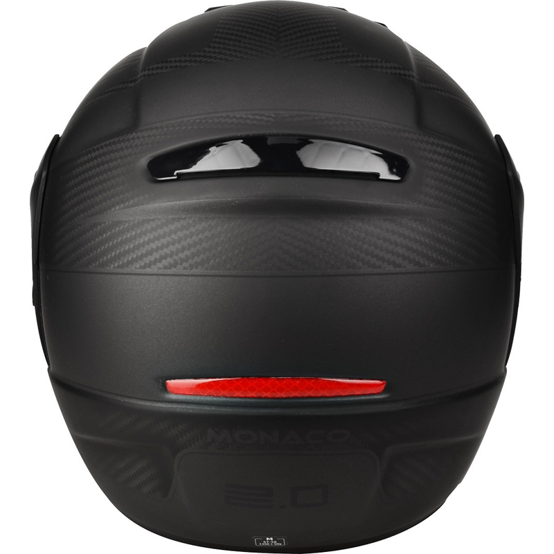 Lazer Monaco Evo 2.0 zwart matte opklapbare motorhelm uitverkoop