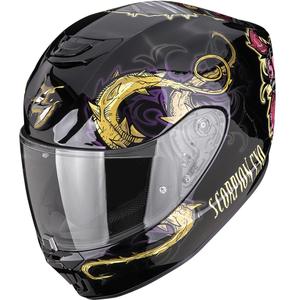 Scorpion EXO-391 Mumia integraalhelm voor motorfietsen, zwart kameleon