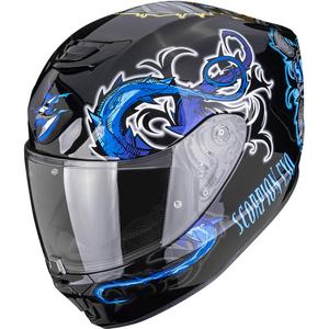 Scorpion EXO-391 Mumia integraal motorhelm zwart-blauw