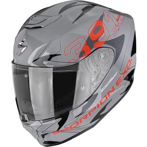 Scorpion EXO-391 Key integraal motorhelm grijs-zwart-rood