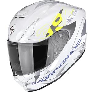 Scorpion EXO-391 Key integraal motorhelm wit-zilver-fluo geel