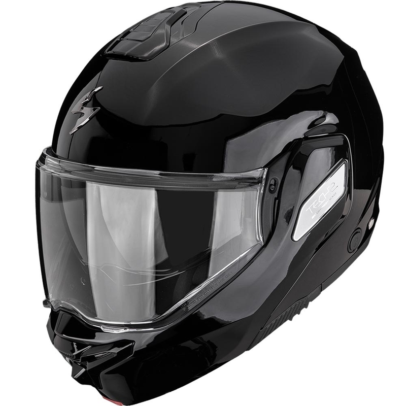 Scorpion EXO-TECH II Solid flip-up motorhelm zwart