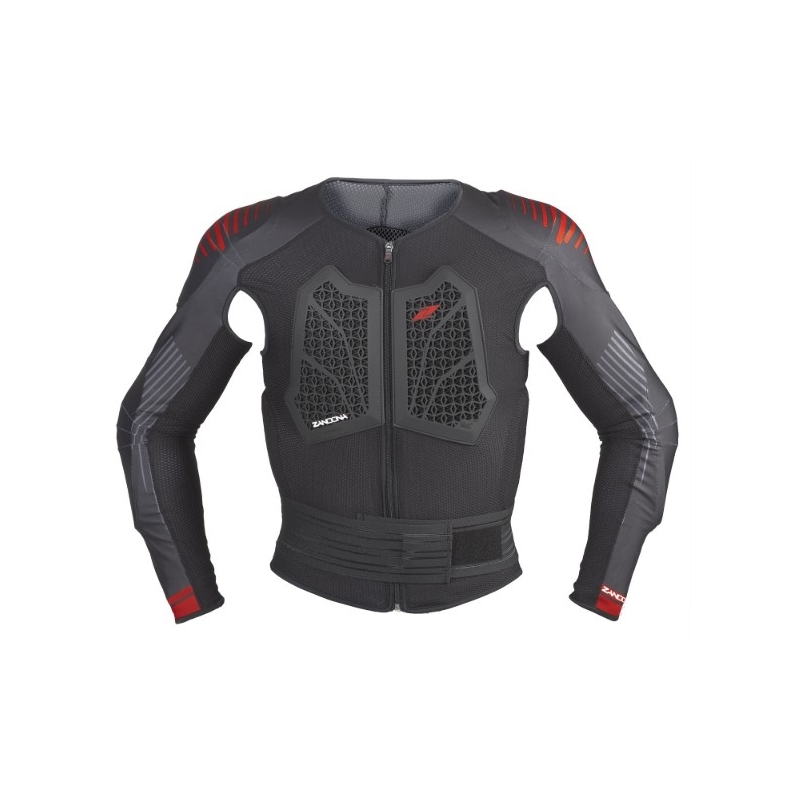 Lichaamsbeschermer Zandona Action X6 zwart-rood 160-169 cm