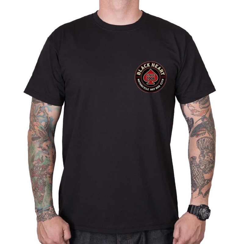 Zwart T-shirt van Black Heart Trapper