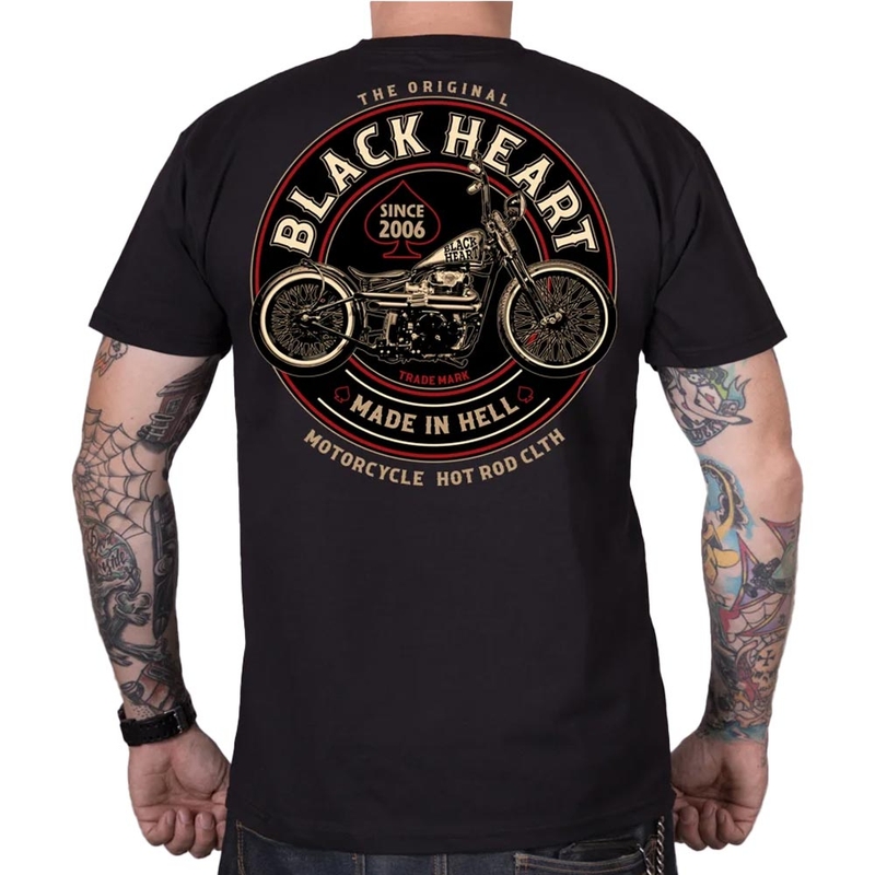 Zwart T-shirt van Black Heart Trapper