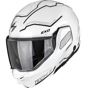 Scorpion EXO-TECH II Dash flip-up motorhelm wit-zilver-zwart