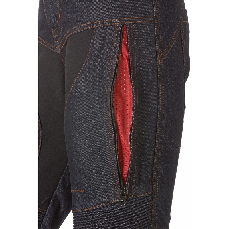 Dámské jeansy na motorku Ayrton Date modré